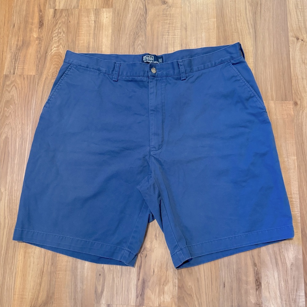 Polo Ralph Lauren The Prospect Shorts Mens 40 Blue 9.5” Short Cotton Chino